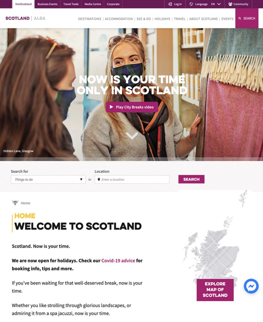 visitscotland homepage